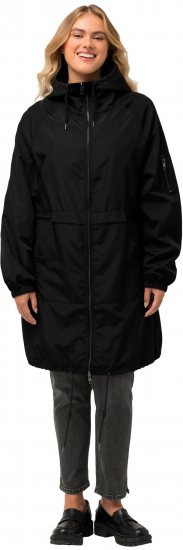 Ulla Popken Versatile Hooded Jacket Black - Jakker - 