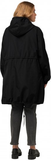 Ulla Popken Versatile Hooded Jacket Black - Jakker - 