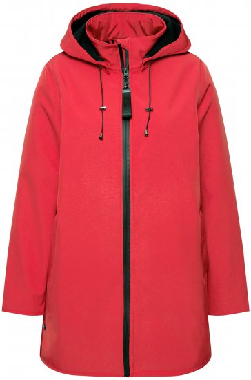 Ulla Popken HYPRAR Softshell Fleece-Lined Jacket Salsa Red - Jakker - 