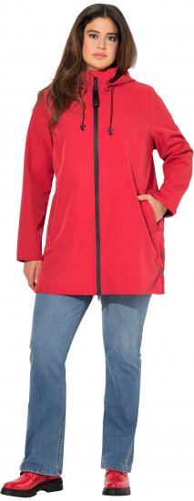 Ulla Popken HYPRAR Softshell Fleece-Lined Jacket Salsa Red - Jakker - 