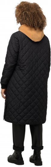 Ulla Popken 2-in-1 Quilted Fleece Lined Coat Black - Jakker - 
