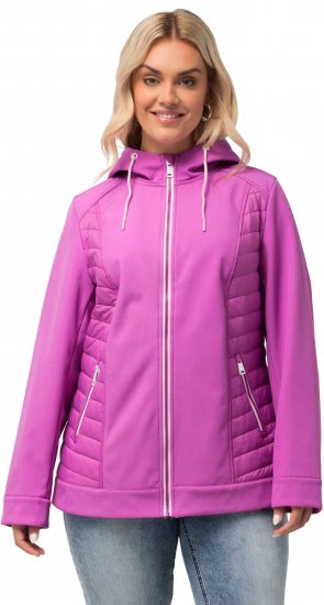 Ulla Popken Hyprar Quilt Mix Jacket Light Heather - Jakker - 