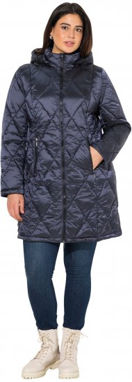 Ulla Popken HYPRAR Diamond Quilted Jacket Night Blue - Jakker - 