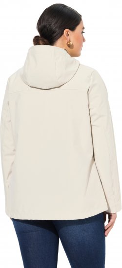 Ulla Popken HYPRAR Toggle Button Microfleece Lined Jacket Light Champagne - Jakker - 