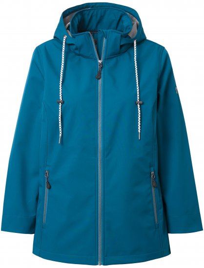 Ulla Popken HYPRAR Triple Function Softshell Jacket Teal - Jakker - 