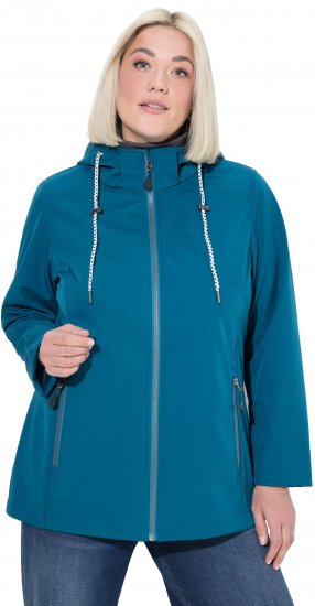 Ulla Popken HYPRAR Triple Function Softshell Jacket Teal - Jakker - 