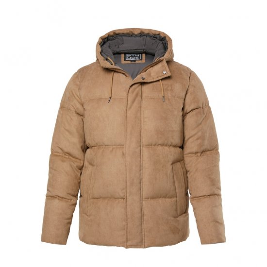 STHUGE Jacket Puffer With Warm Quilting Beige - Jakker - Store jakker - 2XL-12XL