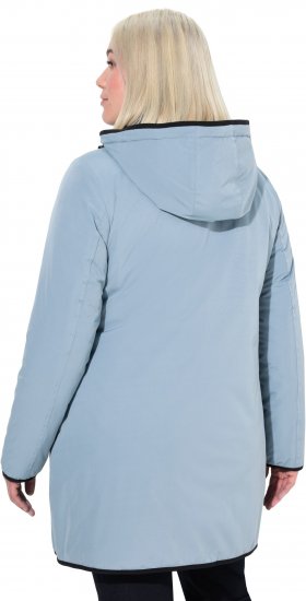 Ulla Popken HYPRAR Reversible Quilted Jacket Grey Blue - Jakker - 
