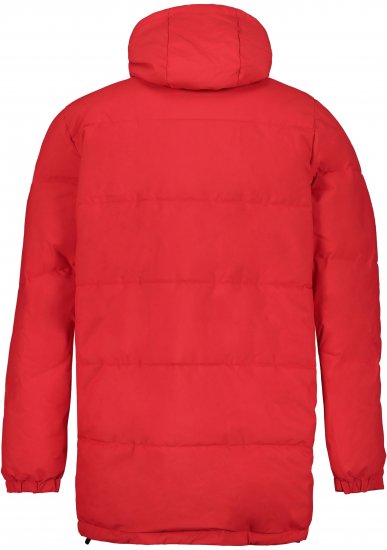 JAY-PI Warm Quilted Parka Dual Function Windproof and Water Repellent Red - Jakker - Store jakker - 2XL-12XL