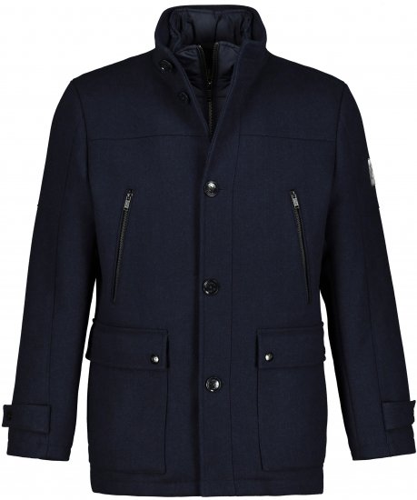 JP1880 Jacket Water-repellent Herringbone Insert Navy - Jakker - Store jakker - 2XL-12XL