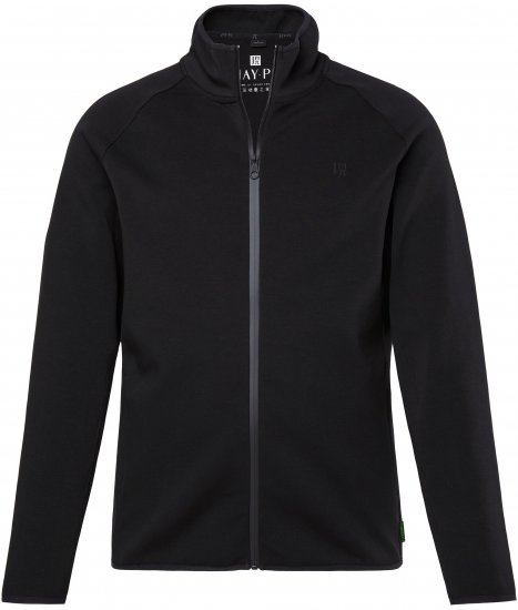 JAY-PI FLEXNAMIC® Golf Sweat Jacket with Zipper Black - Gensere og hettegensere - Store hettegensere - 2XL-14XL