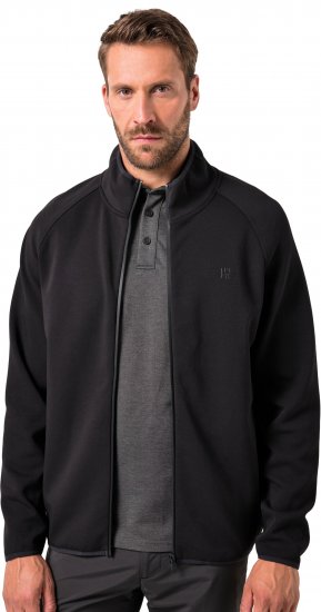 JAY-PI FLEXNAMIC® Golf Sweat Jacket with Zipper Black - Gensere og hettegensere - Store hettegensere - 2XL-14XL