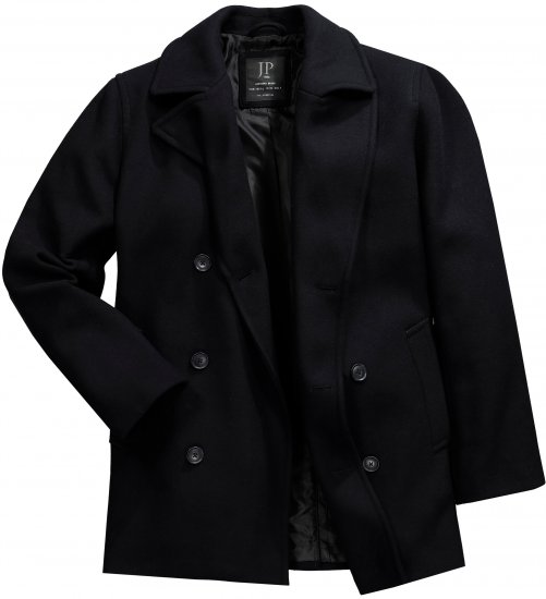 JP1880 Caban Short Double-breasted Overcoat Navy - Jakker - Store jakker - 2XL-12XL