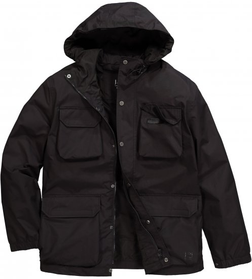 Jay-Pi Jacket Technical Weatherproof Stomach Fit Black - Jakker - Store jakker - 2XL-12XL