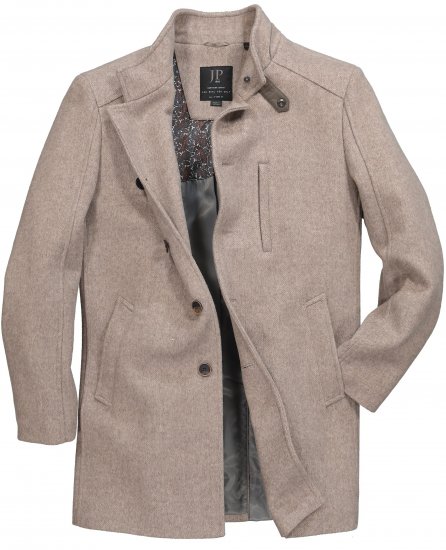 JP1880 Coat Wool Blend Beige Melange - Jakker - Store jakker - 2XL-12XL