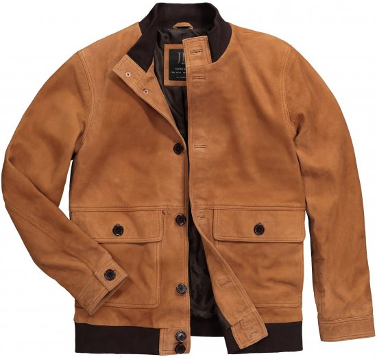JP1880 Jacket Leather Lamb Nappa Brown - Jakker - Store jakker - 2XL-12XL