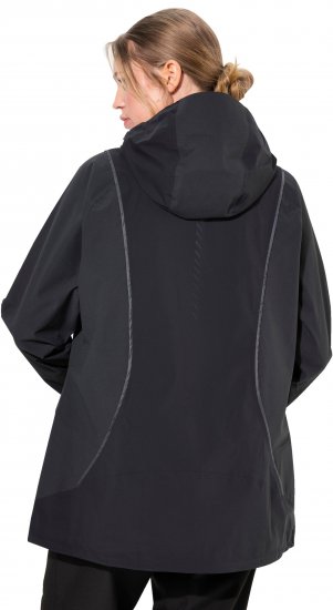 Ulla Popken Functional Reflective Waterproof Jacket Black - Jakker - 