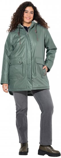 Ulla Popken HYPRAR Fleece Lined Jacket Grey - Jakker - 