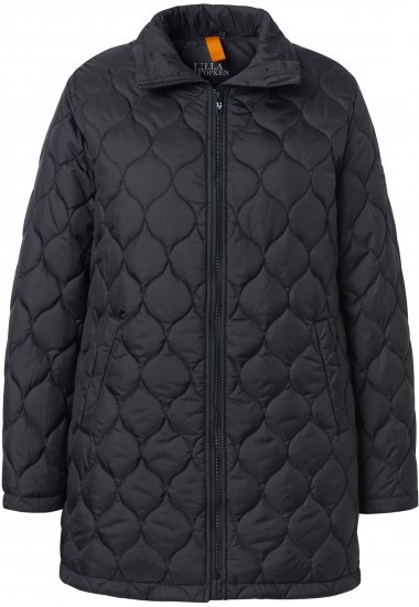 Ulla Popken HYPRAR Water-Repellent Quilted Jacket Black - Jakker - 