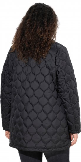 Ulla Popken HYPRAR Water-Repellent Quilted Jacket Black - Jakker - 