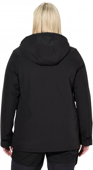 Ulla Popken HYPRAR Softshell Fleece Lined Jacket Black - Jakker - 