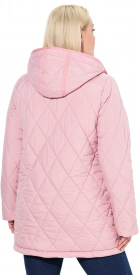 Ulla Popken HYPRAR Quilted Water-Repellent Jacket Soft Dusty Rose - Jakker - 