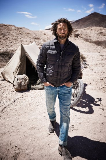 JP1880 Quilted Shirt Collar Jacket TALL Anthracite - TALL jakker - 