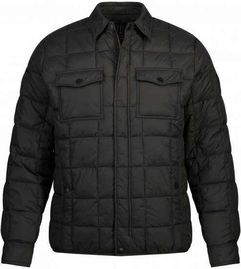 JP1880 Quilted Shirt Collar Jacket TALL Anthracite - TALL jakker - 