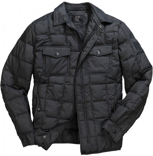 JP1880 Quilted Shirt Collar Jacket TALL Anthracite - TALL jakker - 