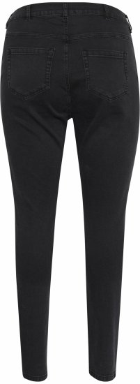 Kaffe Curve Laurina Jeans Vasket Svart Denim - Jeans & Bukser i Store Størrelser – Plus Size - 