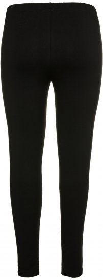 Ulla Popken Basic Stretch Knit Ankle Length Leggings Black - Jeans & Bukser i Store Størrelser – Plus Size - 