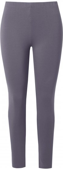Ulla Popken Basic Stretch Knit Ankle Length Leggings Dark Grey - Jeans & Bukser i Store Størrelser – Plus Size - Jeans og bukser, EU 42-70