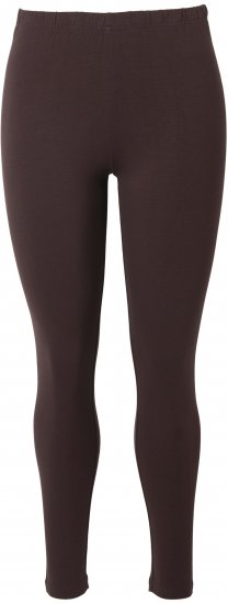 Ulla Popken Basic Stretch Knit Ankle Length Leggings Pine Brown - Jeans & Bukser i Store Størrelser – Plus Size - 