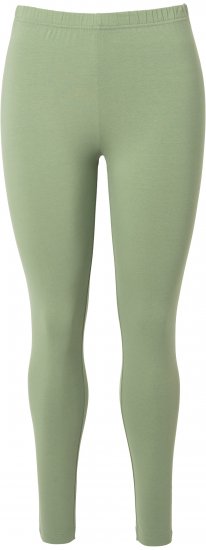 Ulla Popken Basic Stretch Knit Ankle Length Leggings Olive - Jeans & Bukser i Store Størrelser – Plus Size - Jeans og bukser, EU 42-70