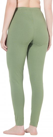 Ulla Popken Basic Stretch Knit Ankle Length Leggings Olive - Jeans & Bukser i Store Størrelser – Plus Size - Jeans og bukser, EU 42-70