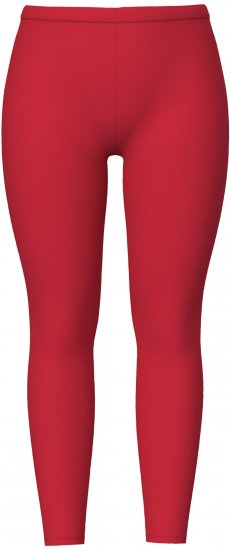 Ulla Popken Basic Stretch Knit Ankle Length Leggings Salsa Red - Jeans & Bukser i Store Størrelser – Plus Size - Jeans og bukser, EU 42-70
