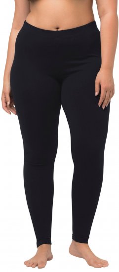 Ulla Popken Basic Stretch Knit Ankle Length Leggings Navy - Jeans & Bukser i Store Størrelser – Plus Size - Jeans og bukser, EU 42-70