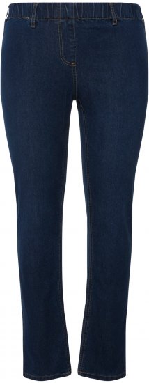 Ulla Popken Denim Look All Elastic Pocket Sienna Jeggings Blue Denim - Jeans & Bukser i Store Størrelser – Plus Size - Jeans og bukser, EU 42-70