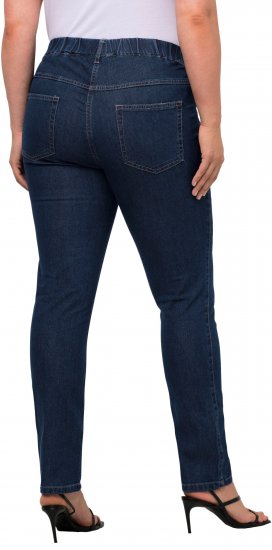 Ulla Popken Denim Look All Elastic Pocket Sienna Jeggings Blue Denim - Jeans & Bukser i Store Størrelser – Plus Size - Jeans og bukser, EU 42-70
