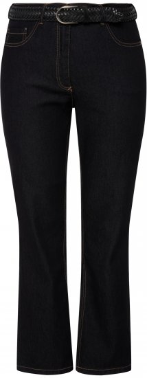 Ulla Popken Regular Fit Mandy Stretch Jeans Dark Blue Denim - Jeans & Bukser i Store Størrelser – Plus Size - Jeans og bukser, EU 42-70