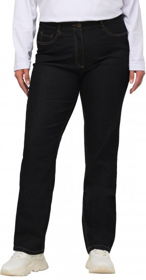 Ulla Popken Regular Fit Mandy Stretch Jeans Dark Blue Denim - Jeans & Bukser i Store Størrelser – Plus Size - Jeans og bukser, EU 42-70