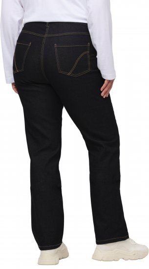 Ulla Popken Regular Fit Mandy Stretch Jeans Dark Blue Denim - Jeans & Bukser i Store Størrelser – Plus Size - Jeans og bukser, EU 42-70