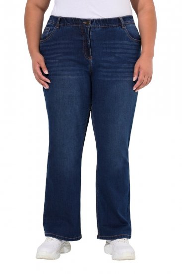 Ulla Popken Marie Fit Bootcut Stretch Jeans Blue Denim - Ulla Popken - Ulla Popken Plus-Size Klær