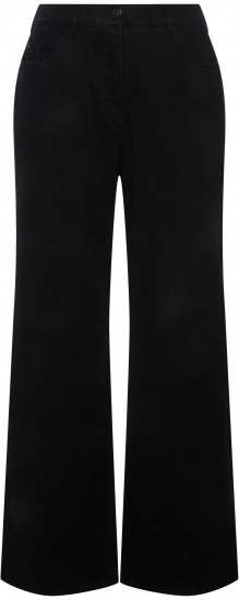 Ulla Popken Mary Fit Wide Leg Stretch Jeans Black - Jeans & Bukser i Store Størrelser – Plus Size - Jeans og bukser, EU 42-70