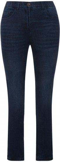 Ulla Popken Stretch Sarah Fit Skinny Jeans Blue Denim - Jeans & Bukser i Store Størrelser – Plus Size - Jeans og bukser, EU 42-70