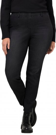 Ulla Popken Stretch Fit Sienna Jeans Black - Jeans & Bukser i Store Størrelser – Plus Size - Jeans og bukser, EU 42-70