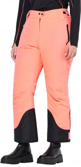 Ulla Popken HYPRAR Triple Function Ski Pants Neon Pink - Jeans & Bukser i Store Størrelser – Plus Size - Jeans og bukser, EU 42-70