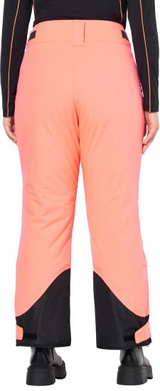 Ulla Popken HYPRAR Triple Function Ski Pants Neon Pink - Jeans & Bukser i Store Størrelser – Plus Size - Jeans og bukser, EU 42-70
