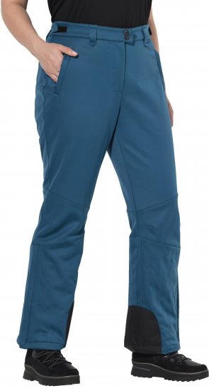 Ulla Popken Water Repellent Softshell Pants Dark Petrol - Jeans & Bukser i Store Størrelser – Plus Size - 