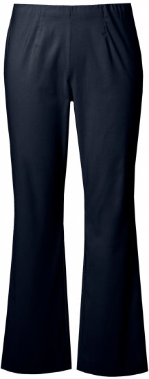 Ulla Popken Bengaline Elastic Waist Thermal Pants Navy - Jeans & Bukser i Store Størrelser – Plus Size - Jeans og bukser, EU 42-70